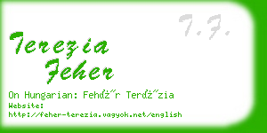 terezia feher business card